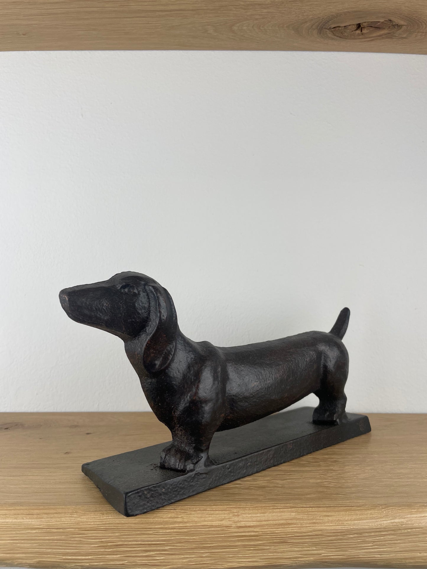 Cast Iron Dachshund Doorstop
