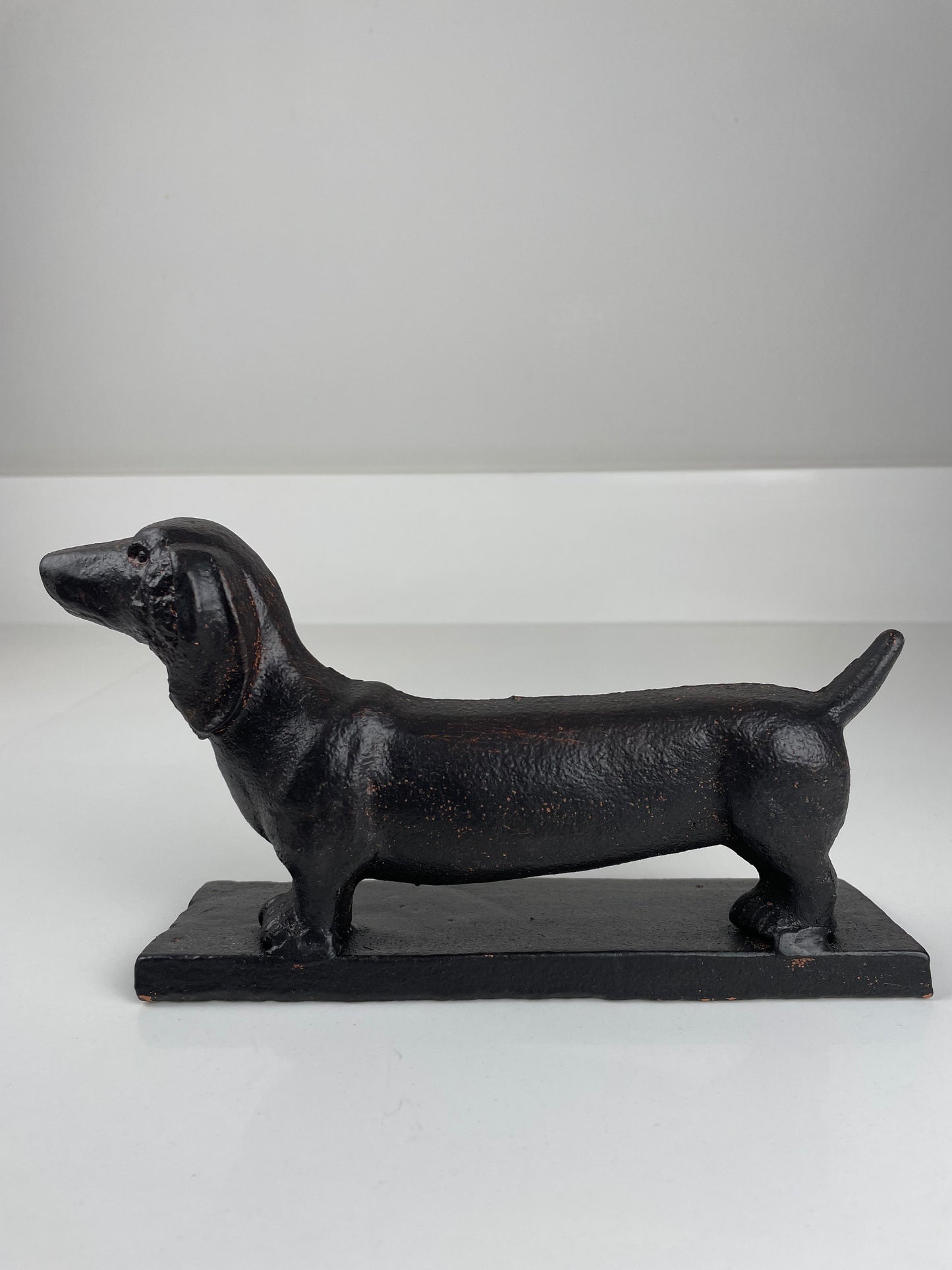Cast Iron Dachshund Doorstop