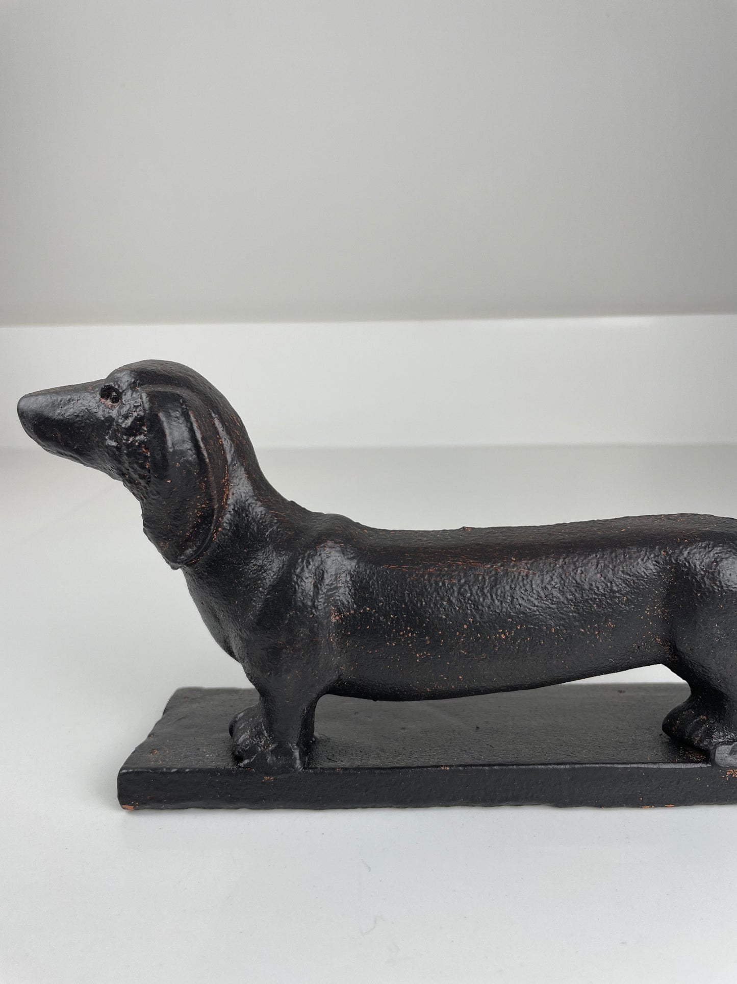 Cast Iron Dachshund Doorstop