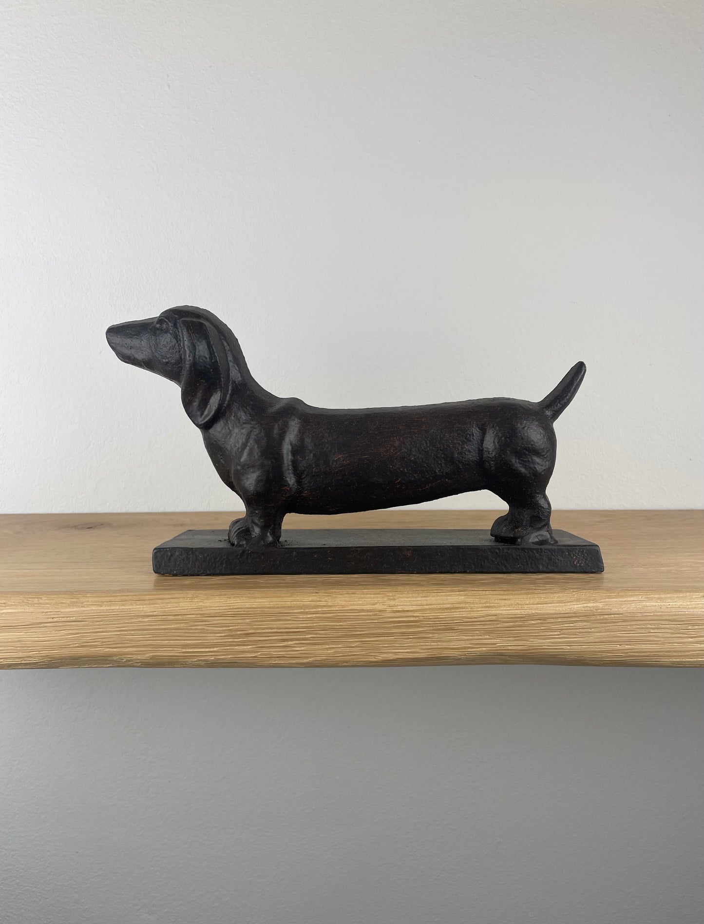 Cast Iron Dachshund Doorstop