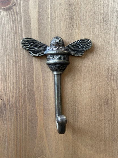 Bee Hook | Antique Brass Finish