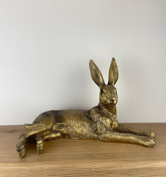 Gold Hare Ornament