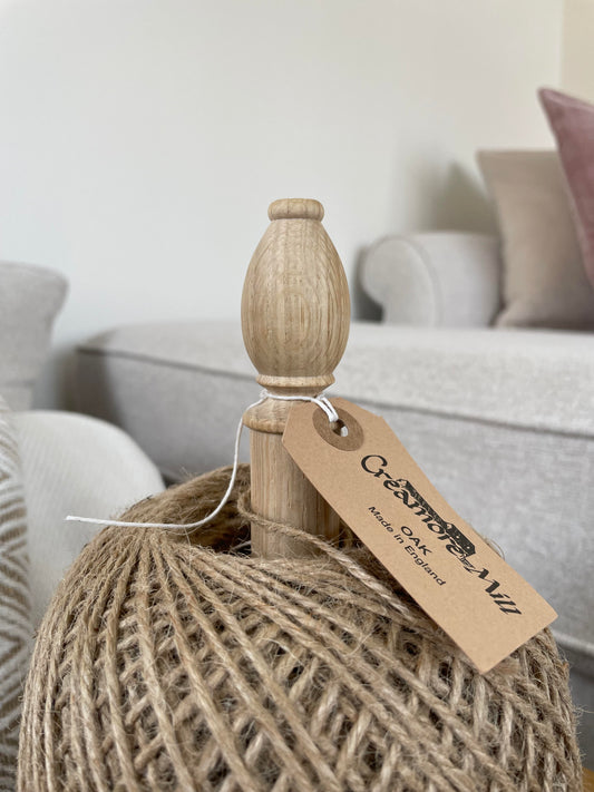 Oak Twine & Stand Cutter | Natural | Large
