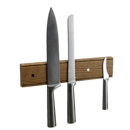 Oak Magnetic Knife Rack