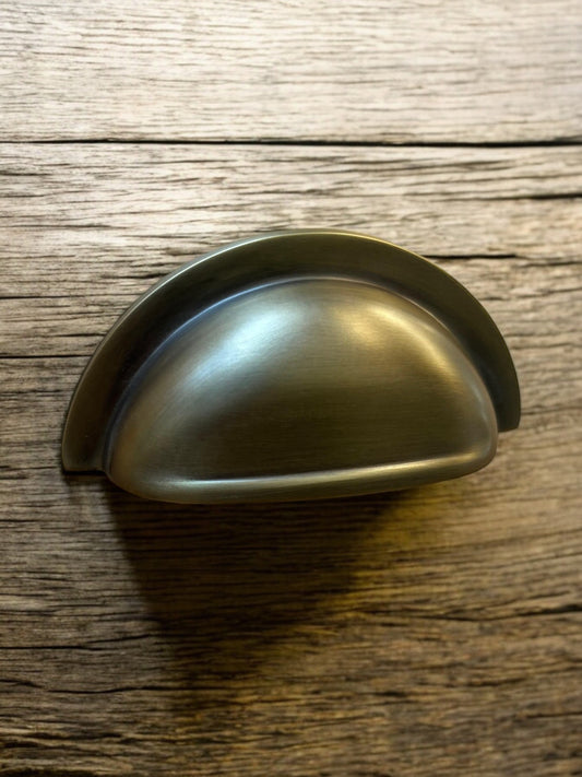 Cup Handle | Aged Brass