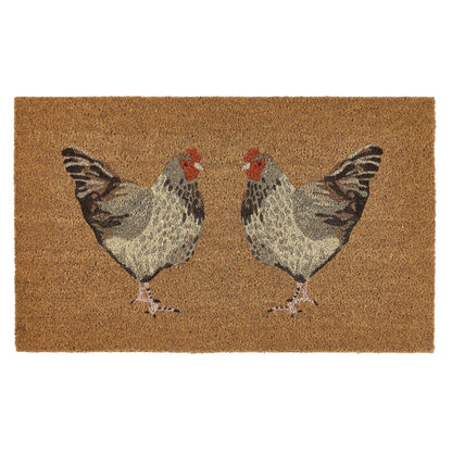 Chicken Coir Door Mat | 75cm x 45cm