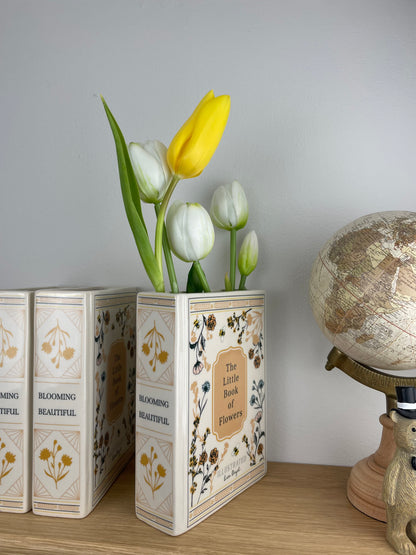 Ceramic Little Book of Flowers Vase
