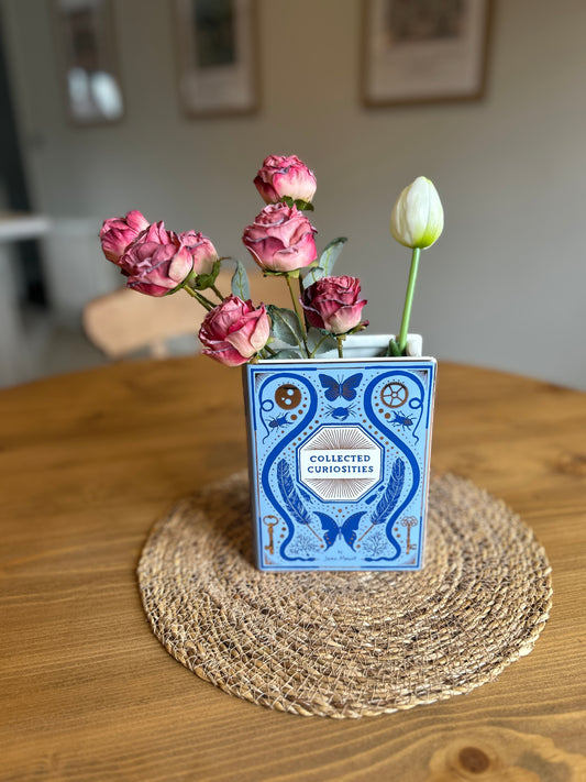 Collected Curiosities Ceramic Book Vase