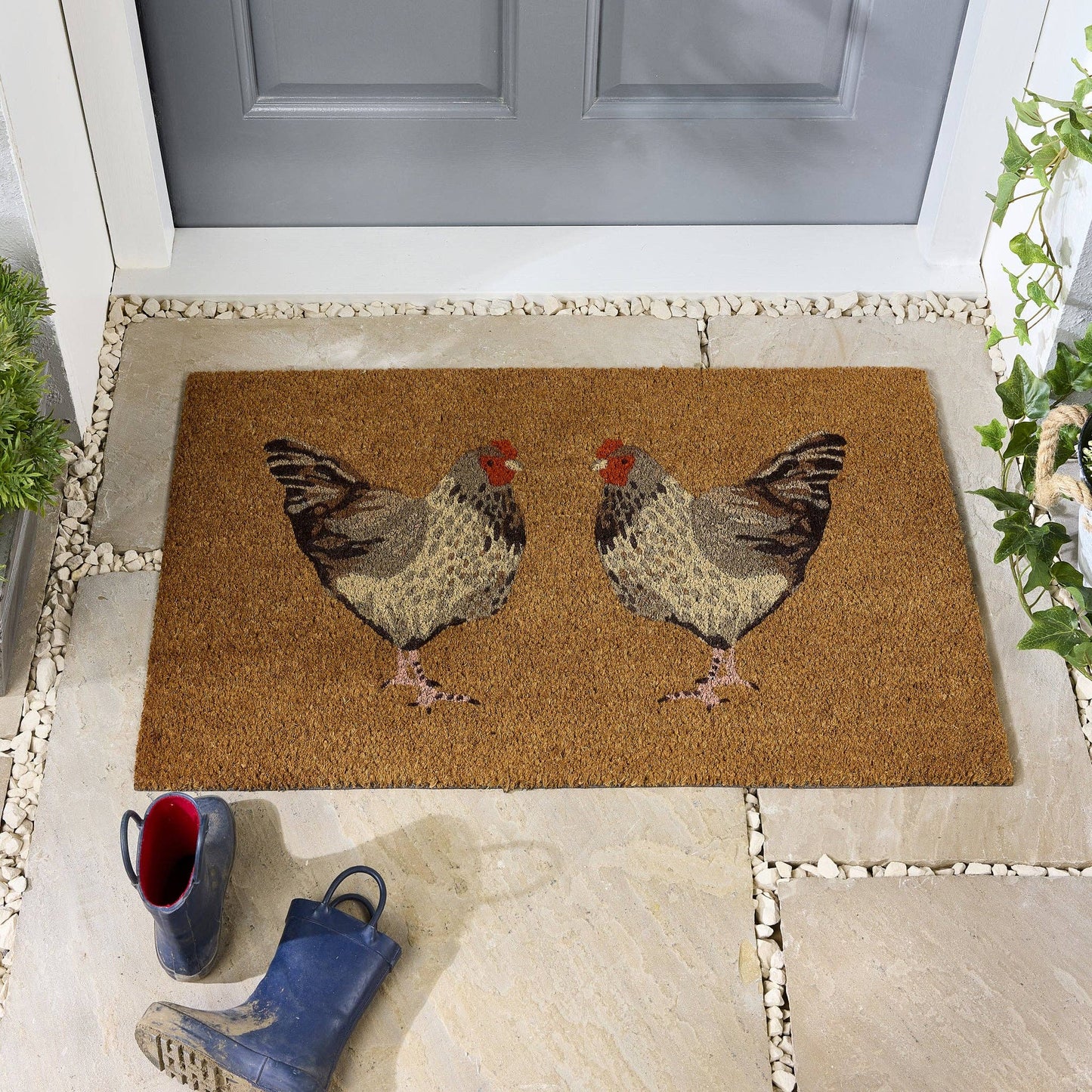 Chicken Coir Door Mat | 75cm x 45cm