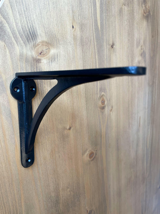 Cast Iron Shelf Bracket | Black | 7 Inch