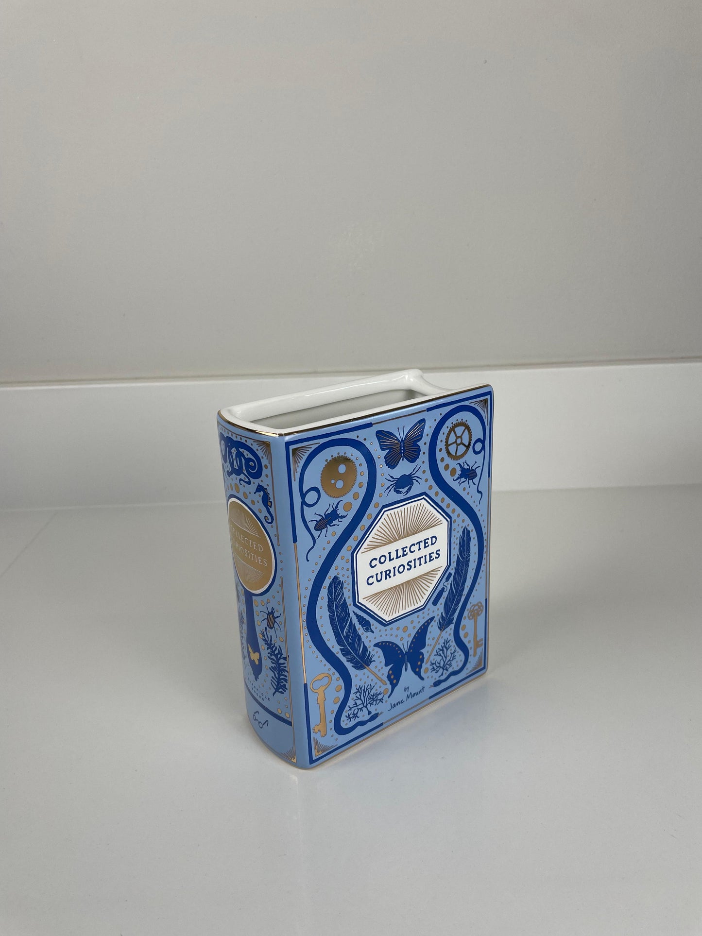Collected Curiosities Ceramic Book Vase