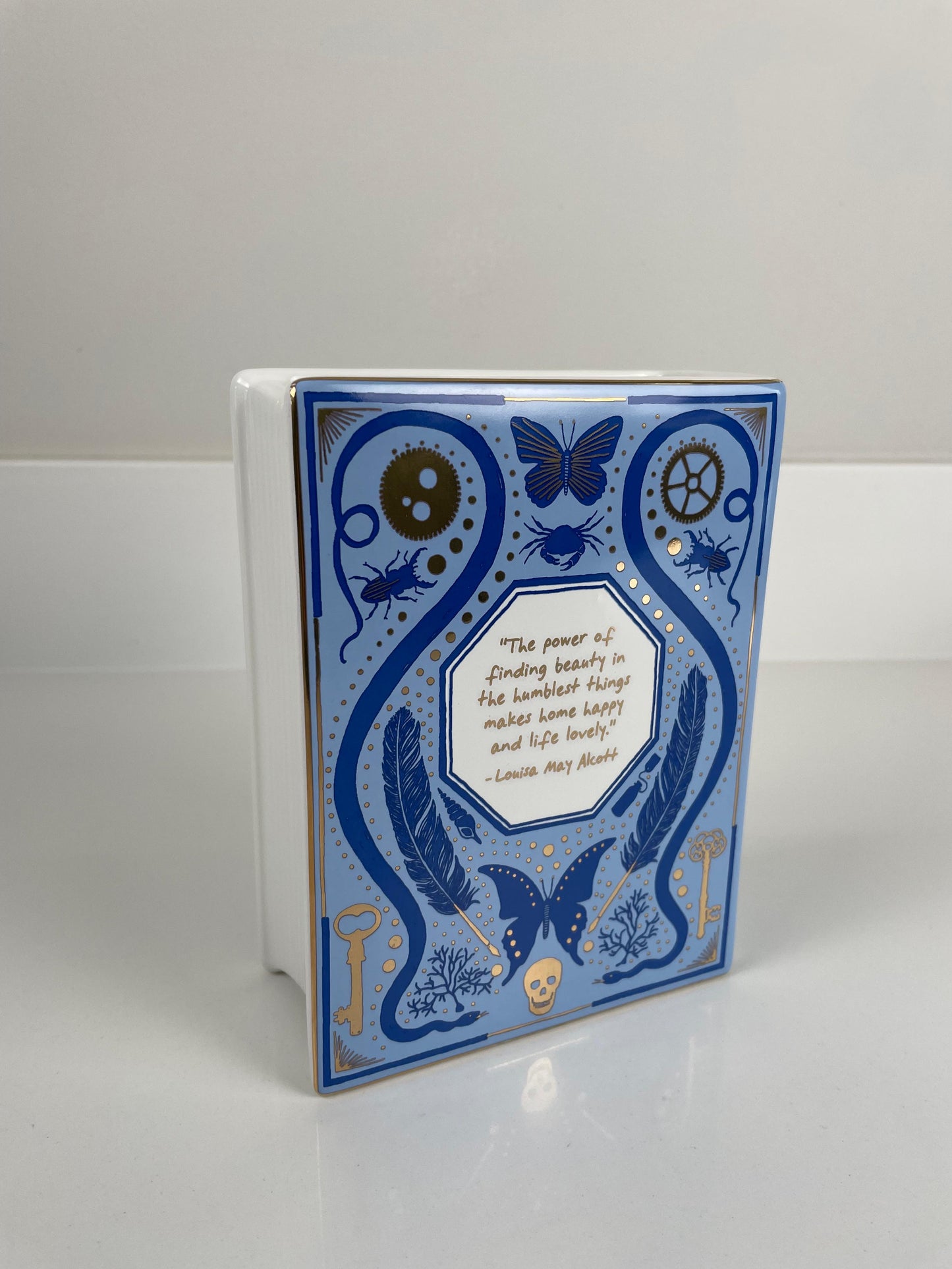 Collected Curiosities Ceramic Book Vase