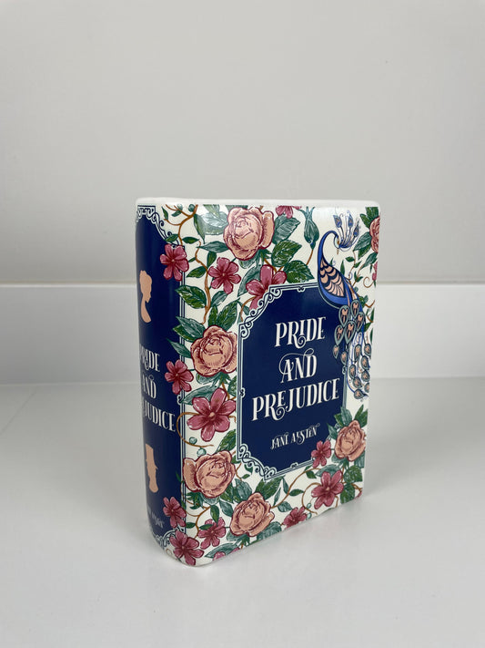 Ceramic Pride and Prejudice Book Vase