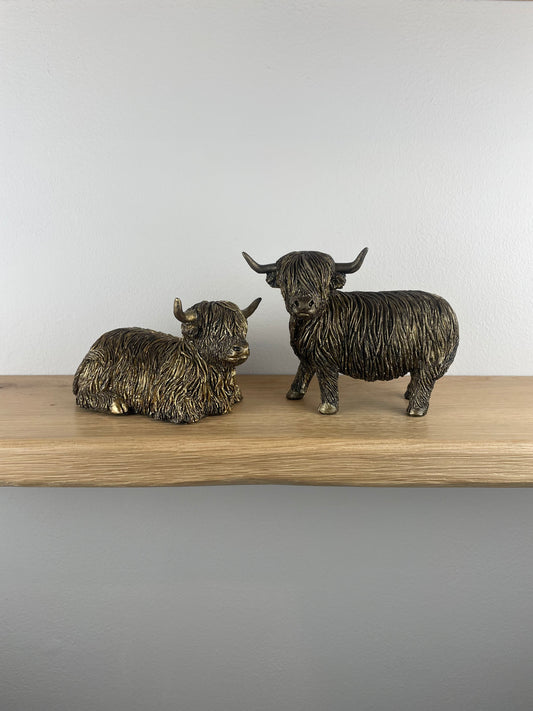 Highland Cow Ornament | Standing or Sitting