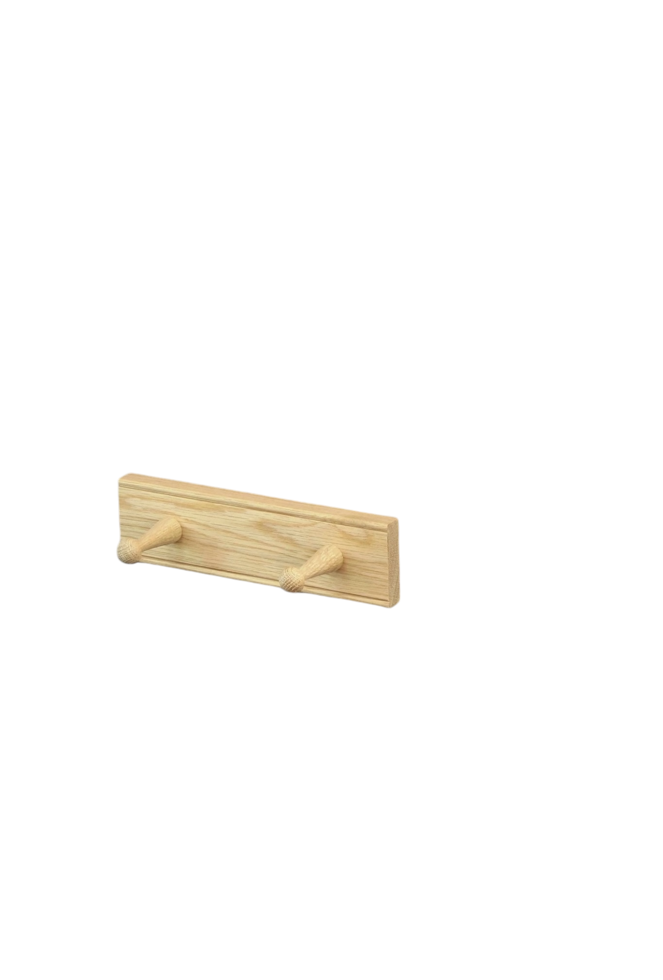 Oak Shaker Two Peg Rail