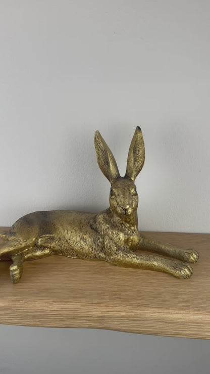 Gold Hare Ornament