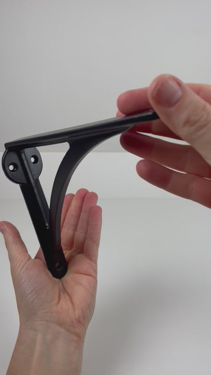 Cast Iron Shelf Bracket | Black | 7 Inch