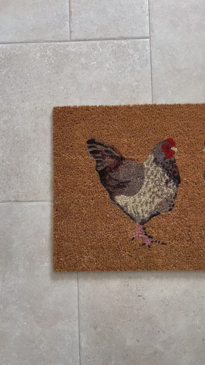 Chicken Coir Door Mat | 75cm x 45cm