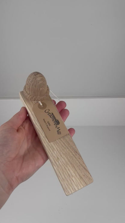 Oak Acorn Doorstop